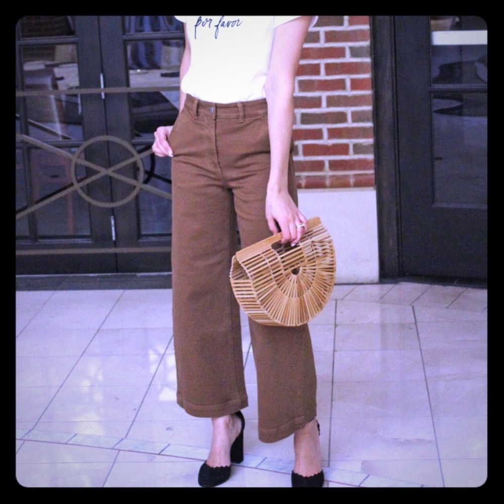 Everlane Wide Leg Crop Pant